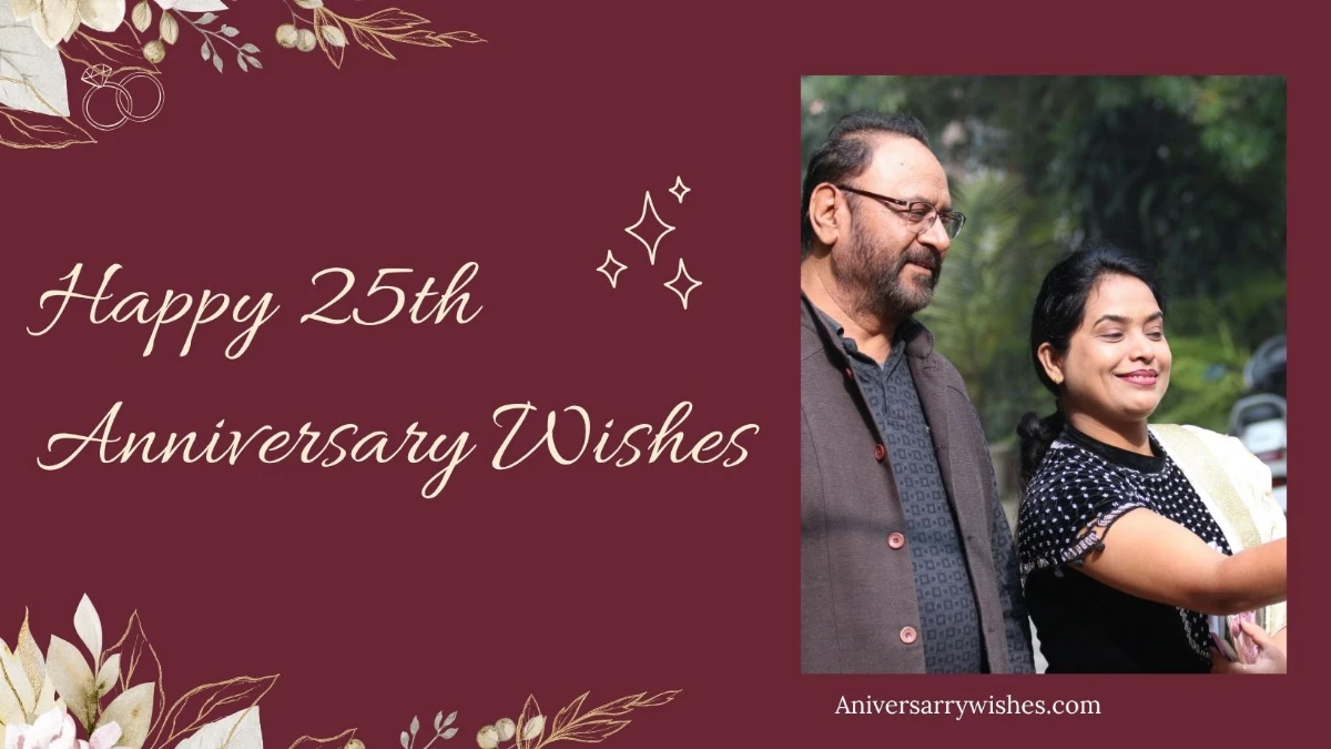 Happy 25th Anniversary Wishes