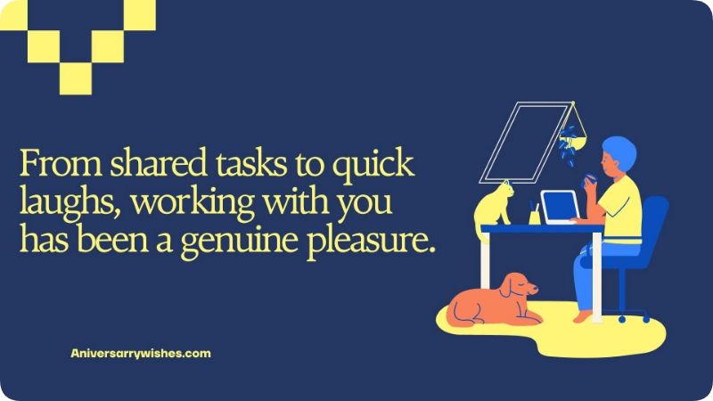 Work Anniversary Wishes for a Friend, Colleague, or Coworker